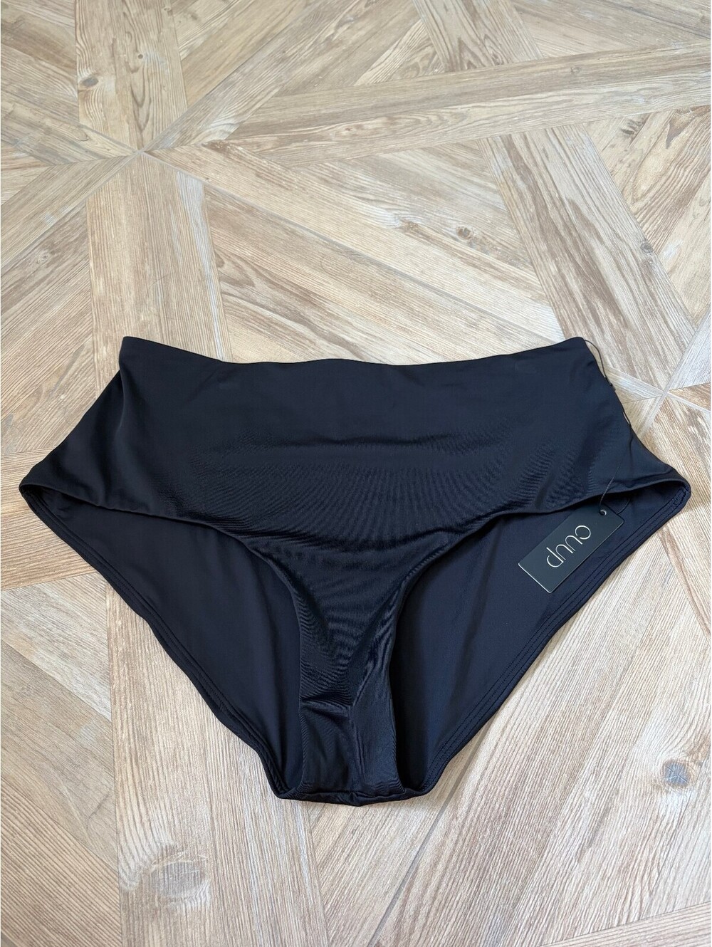 Cuup The Tap High Rise Swim Bottom Black Size 7 / XXXL Coastal Neutral Beach
